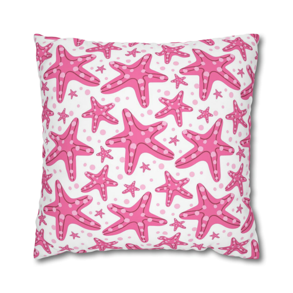 Pink Starfish Euro Shams