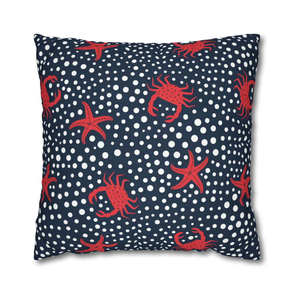 Red Starfish Euro Shams