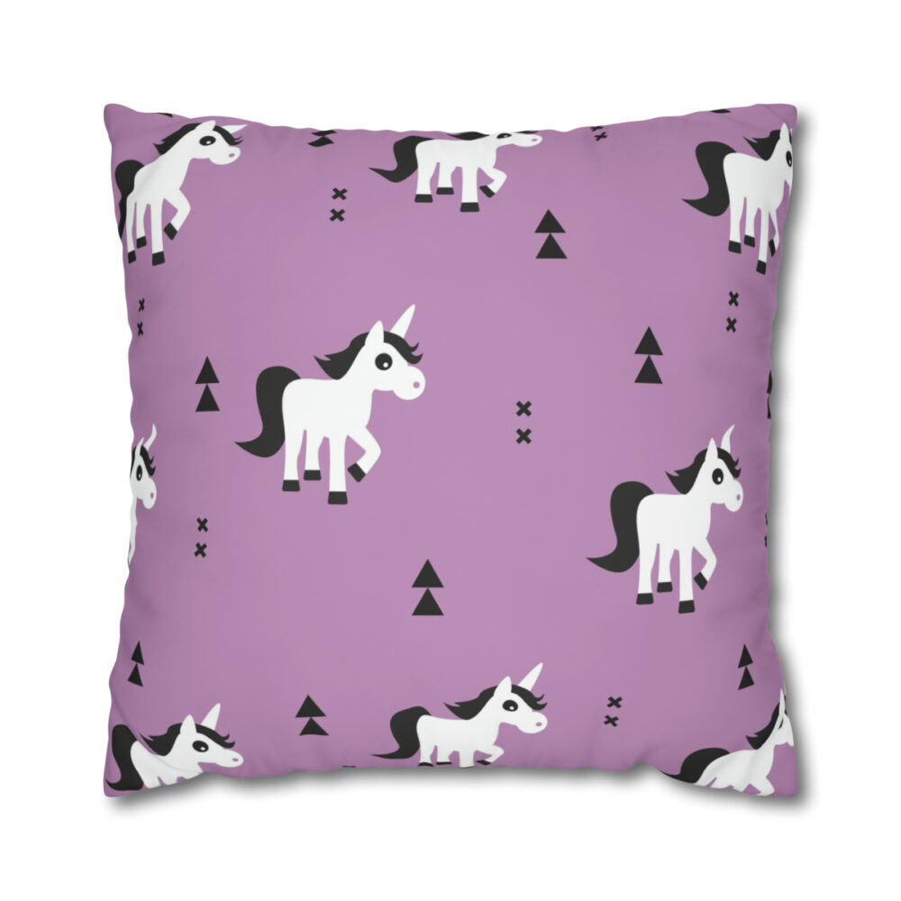 Violet Unicorn Euro Shams