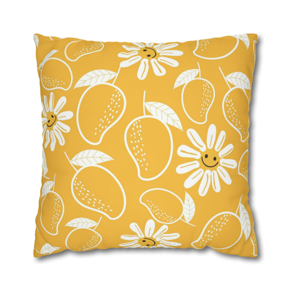 Yellow Euro Pillow Shams