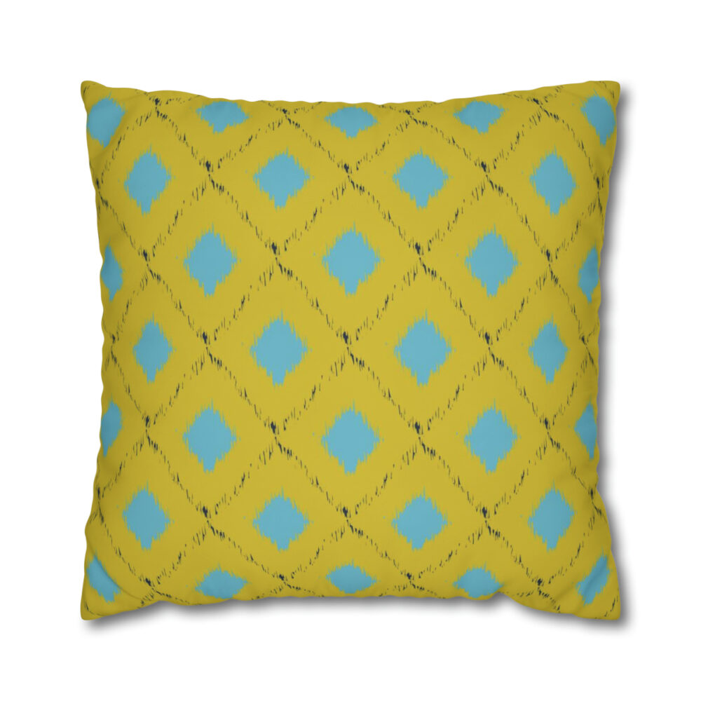 Blue and Yellow Euro Shams