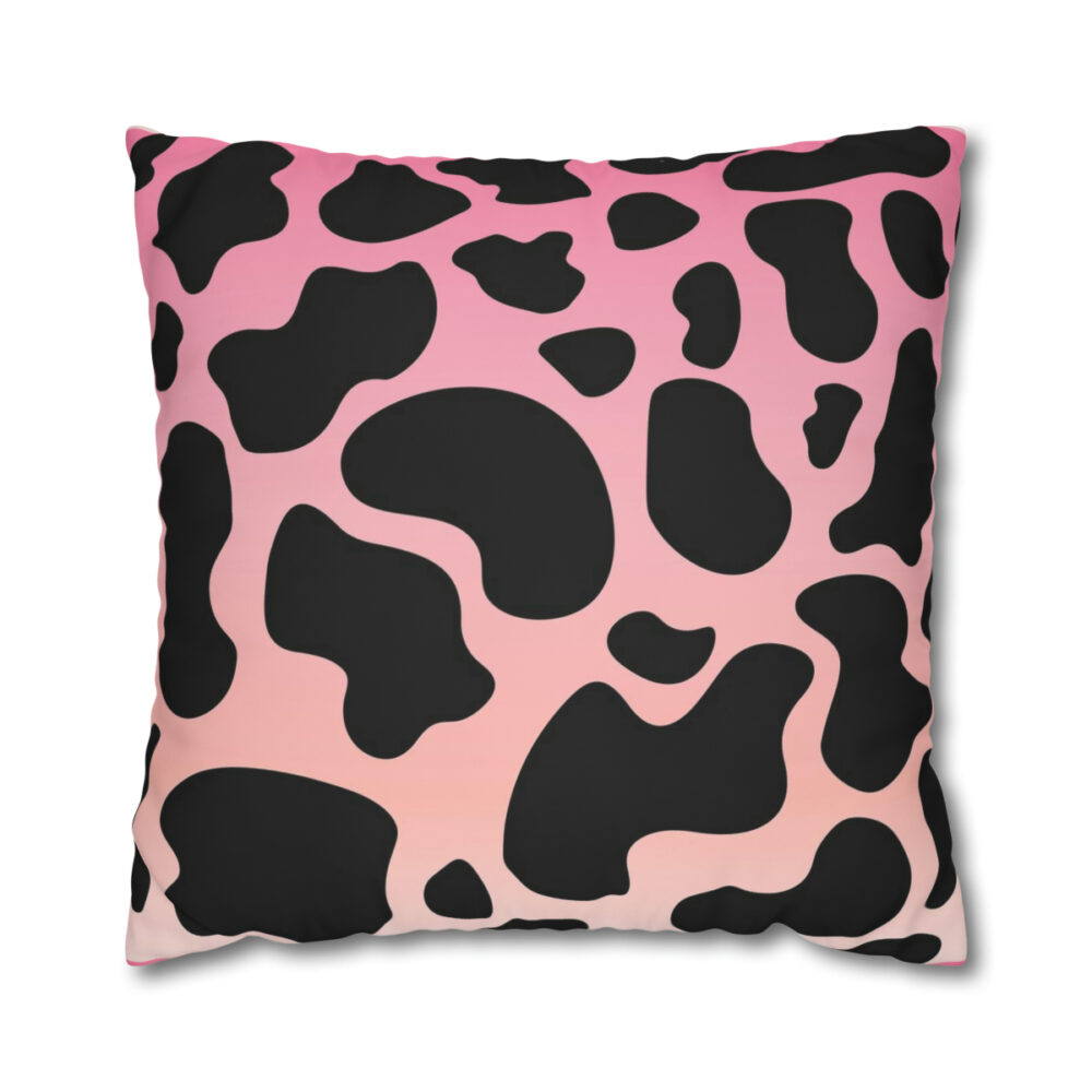 Pink Cow Euro Shams