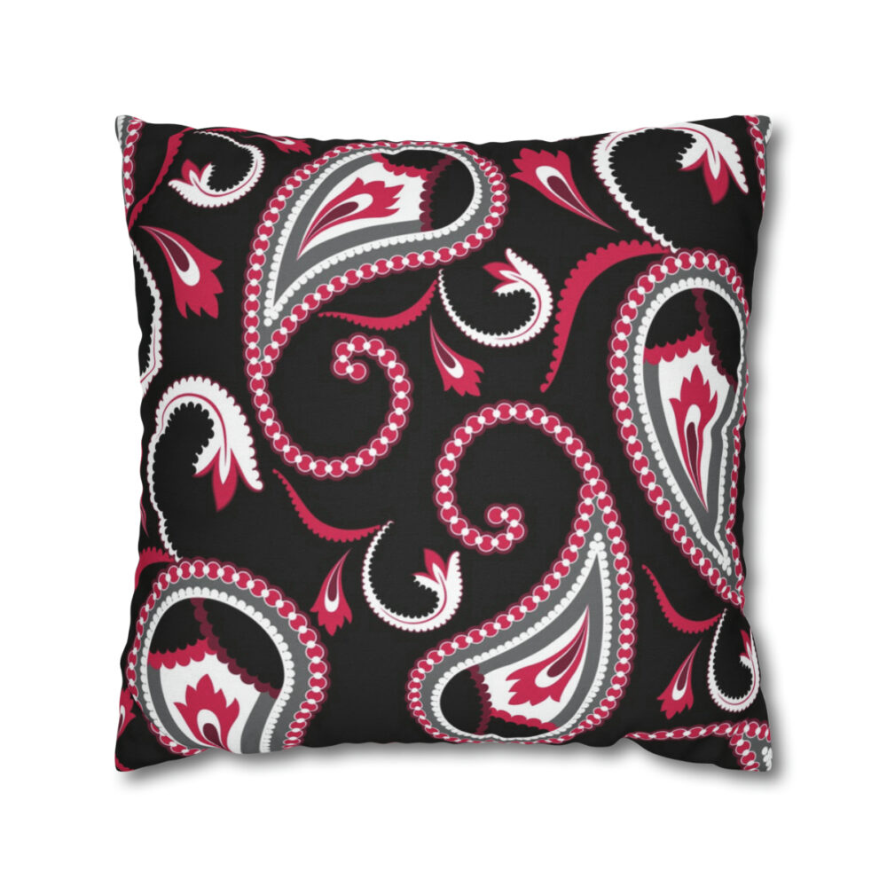 Pink Paisley Throw Pillows