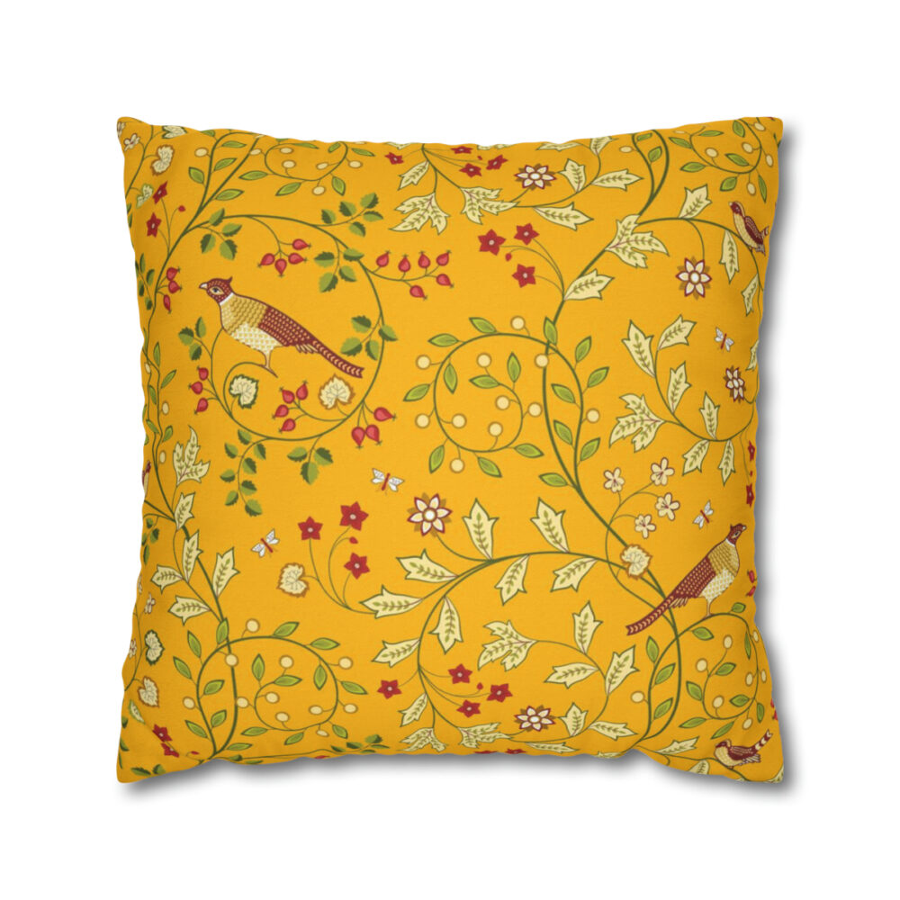 Orange Fabric Throw Pillow Covers