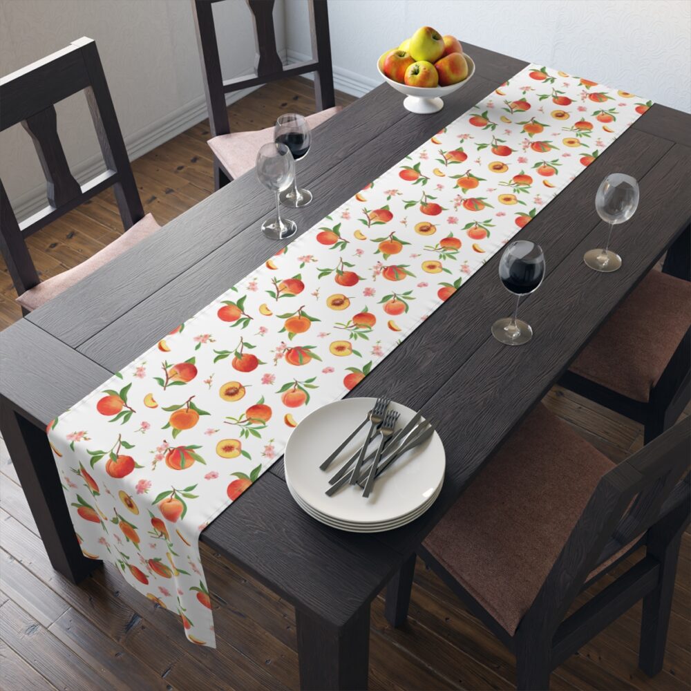 Peach Cotton Table Runners