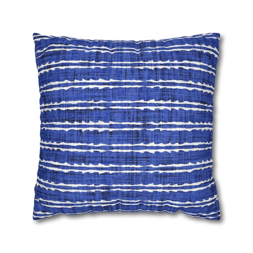 Blue Stripe Throw Pillow Covers