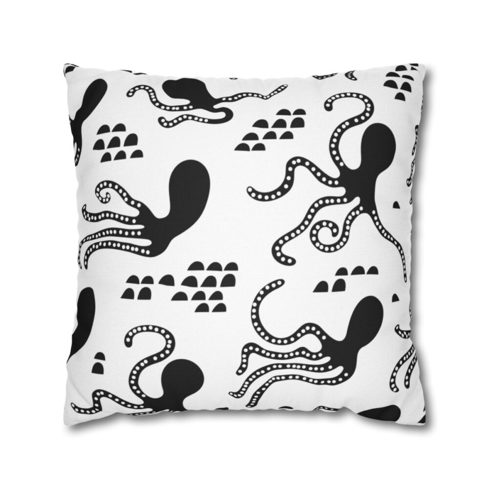 Octopus Print Throw Pillow Covers