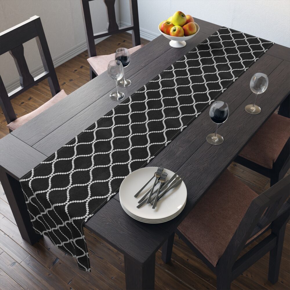 Black Dining Table Runners