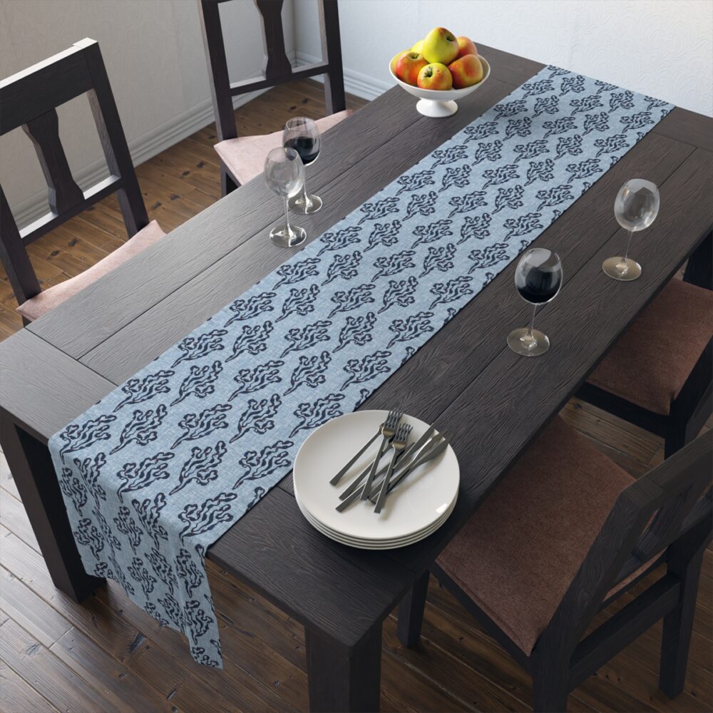 Indigo Blue Nautical Table Runner