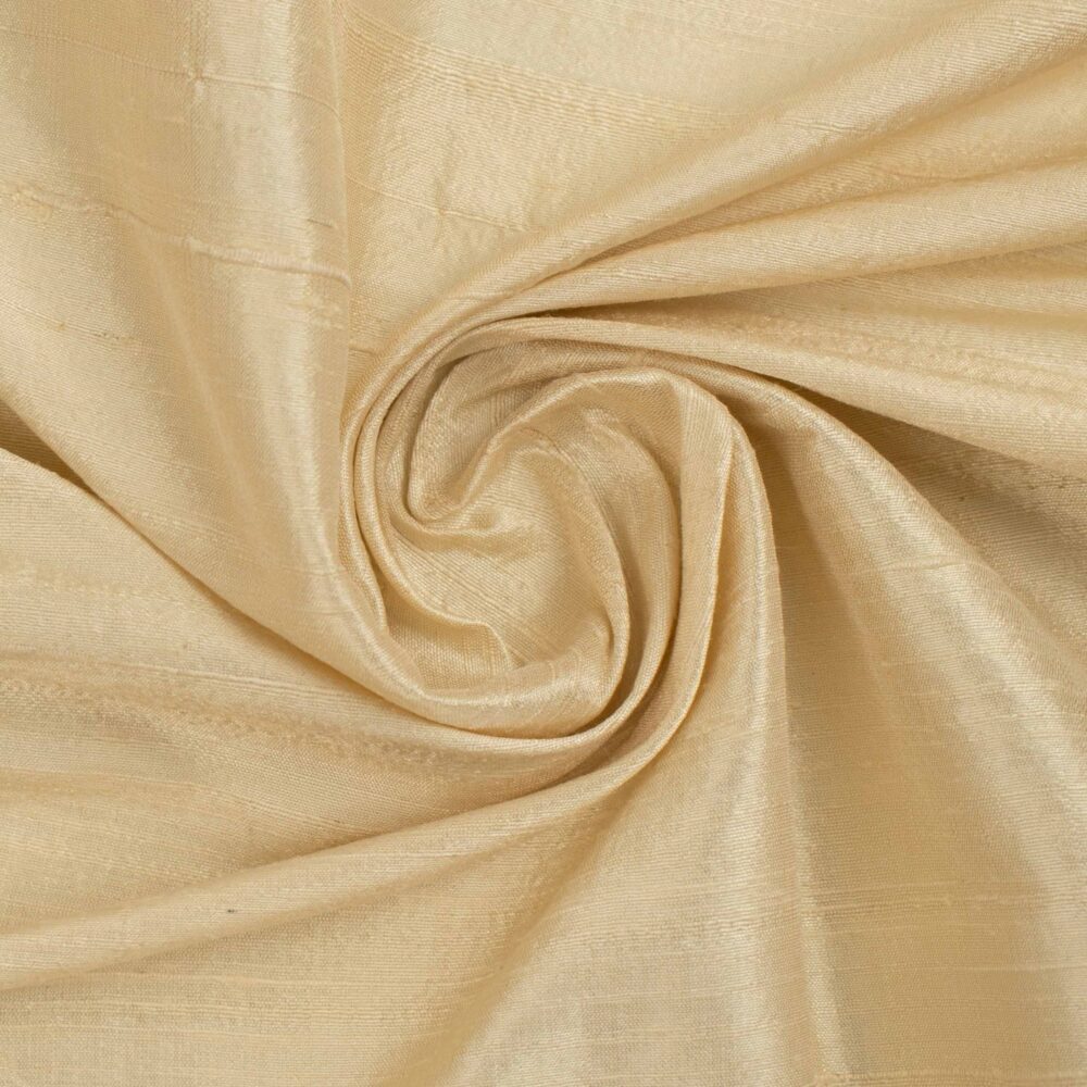 Cream Dupioni Silk Fabrics