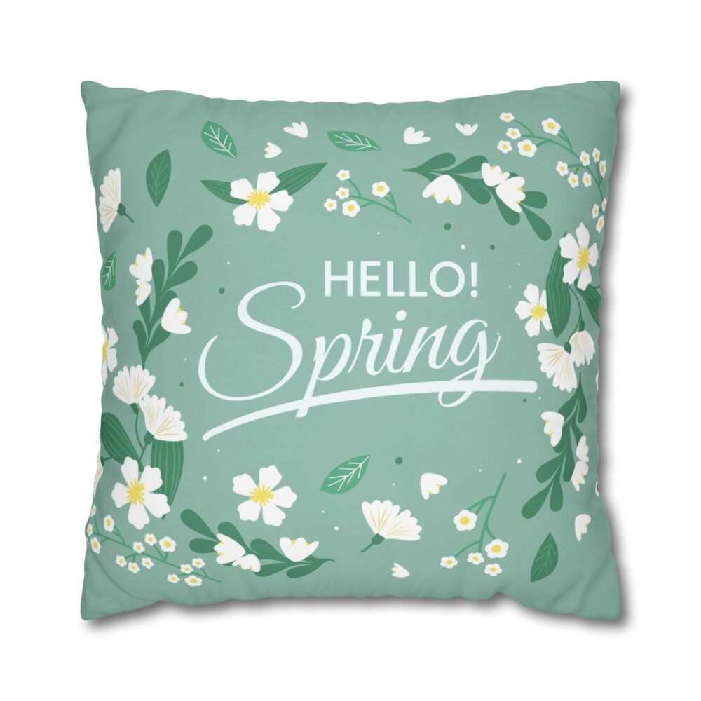 Hello Spring Euro Pillow Covers