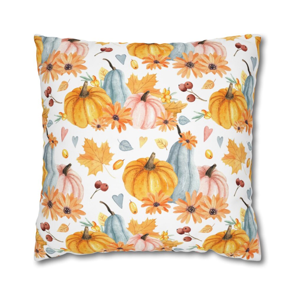 Watercolor Autumn Fall Euro Pillow Covers